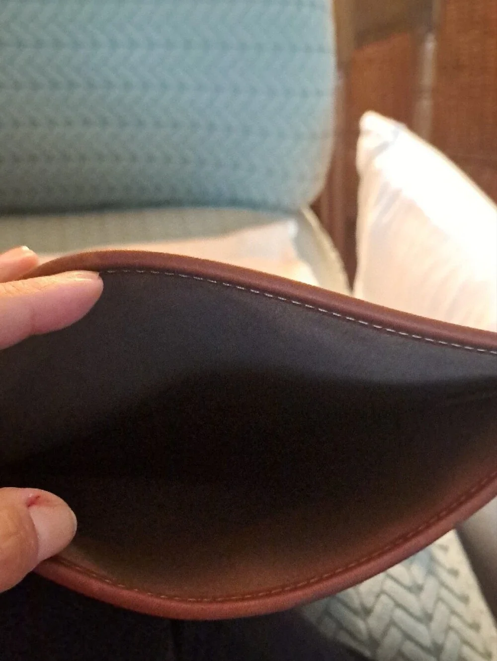 FOUNT Brown Leather Tablet Sleeve
